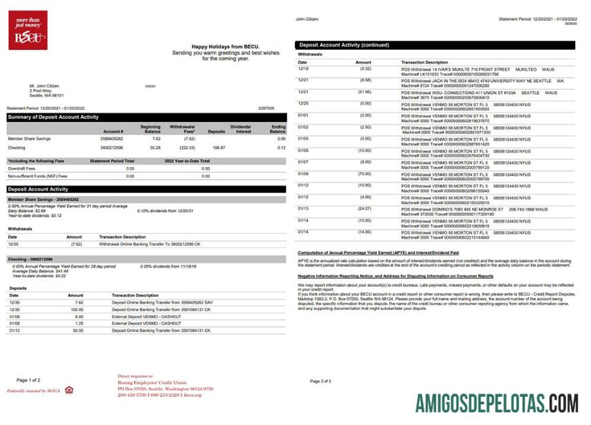 Australia BECU Bank Statement.pdf amostra